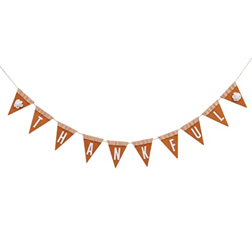 Felt Pumpkin Pie Thankful Banner - Thanksgiving Decorations, Pumpkin Spice