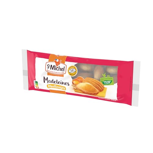 ST MICHEL - Madeleines Moelleuses et Authentiques - Format Familial - Le sachet de 800G