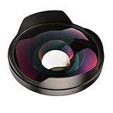 Imagen clara: el adaptador de lentes Super Fisheye HD de 0.3x es muy adecuado para efectos dramáticos y una amplia gama de campos. El recubrimiento especial de doble cara y parte del recubrimiento de varias capas, reducir el halo, reducir la dispersión, prevenir efectivamente la luz reflejada de la superficie de la lente y la efectividad del halo extranjero, la lente tiene alta resolución, para que le dispares más la imagen. Amplio y claro, para que su imagen sea colorida.