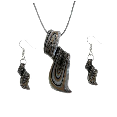 Collier de bijoux boucles d'oreilles élégantes pour femme parure complète