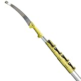 DocaPole 6-24 Foot Double-Duty Telescoping Extension Pole + GoSaw Attachment Pruning Pole Saw; Extendable Limb Saw and Trimmer For Tree Pruning for Branches Under 2' Diameter; Includes Feather Duster