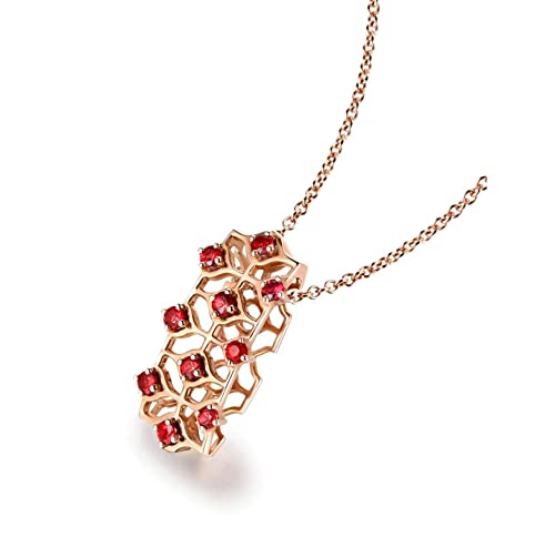 Collier chaîne pour femmes or 18k : fini les bijoux ternes avec ce rubis vvs1 - 4