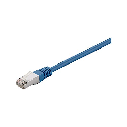 Goobay 73074 CAT 5e Patch Cable, F/UTP, Blue, 5m Length