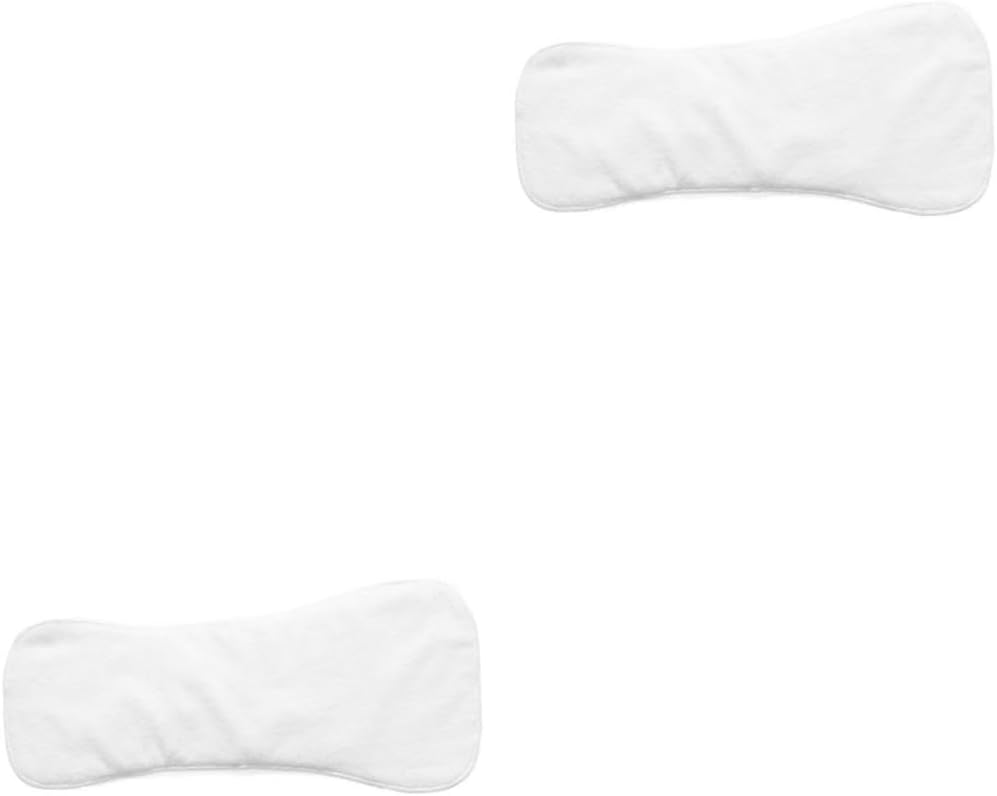 SECFOU 2pcs Adult Diaper Washable Reusable Napkin Medium Fiber Diapers for Incontinence Breathable Leakproof Design