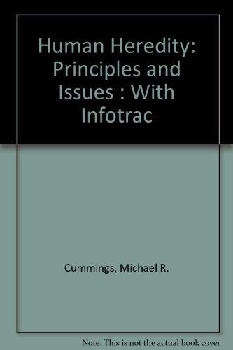 Human Heredity (with InfoTrac): Principles and ... 0534540937 Book Cover