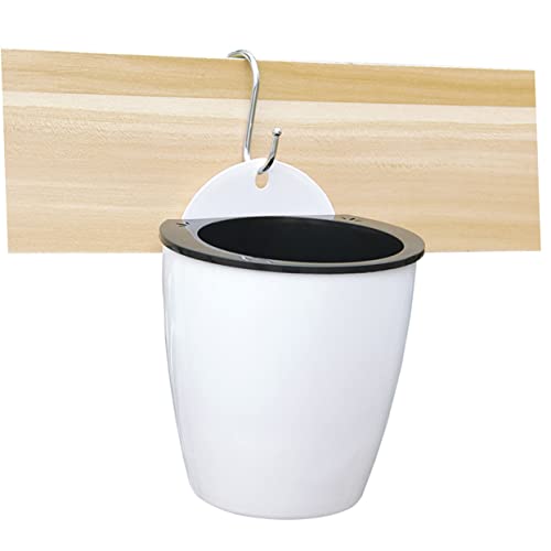 OFFSCH Vaso Per Fiori in Plastica Auto-irrigante Da Appendere Al Muro Riserva D'acqua Termine Vaso Per Piante Da Parete Per Giardinaggio Senza Irrigazione Quotidiana