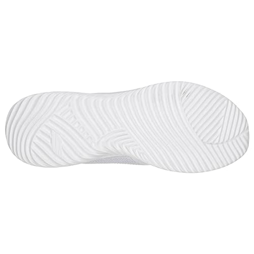Skechers Herren Bounder Sneaker, White Mesh Pu Trim, 42.5 EU – Ansicht 4
