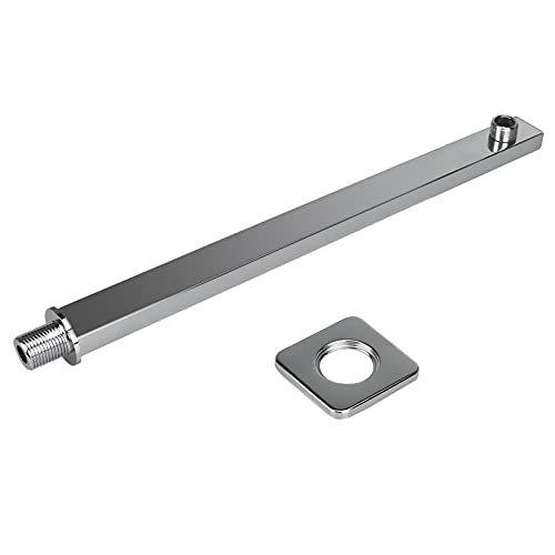 Brausearm,40cm Quadratisch Wandarm Duscharm für Regenduschkopf Wandmontage Cover
