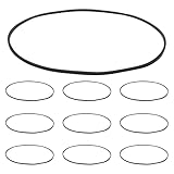 BESPORTBLE 20 Stück Gummiriemen Ersatzriemen 15mm Quadratisch 110–145mm für Plattenspieler Kassettenrekorder CD/DVD Laufwerke Langlebige Antriebsriemen für Vintage Tonbandgeräte und