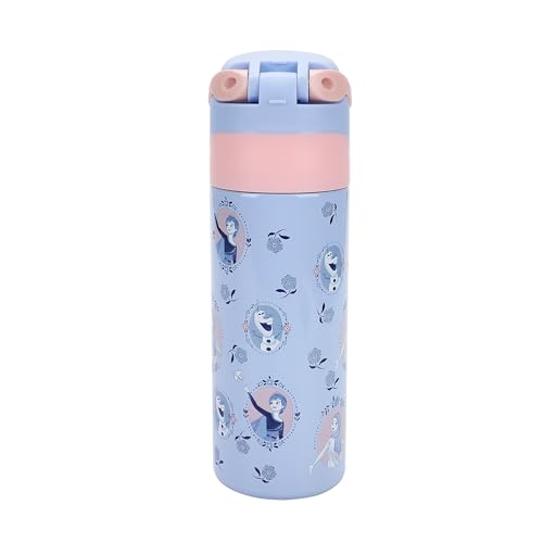 Image of Frozen All-Over Character Print 24 Oz Stainless Steel Water Bottle