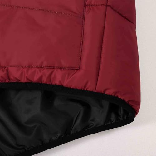 Image of MADHERO Men's Puffer Vest with Hood Water-Resistant Puffy Vests Outerwear Sleeveless Jacket