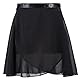 Ballettrock Wickelrock Tanz Rock Chiffon Tanzrock Verstellbarer Taille Krawatte für Mädchen und Damen