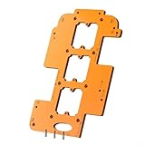 Eawfgtuw Schalter-Steckdosen-Schablonen-Werkzeug mit mehreren Positionierungslöchern für Möbelherstellung und Schranktür-Installation mit präzisem Lochschneiden (70 x 70 mm verbessert)