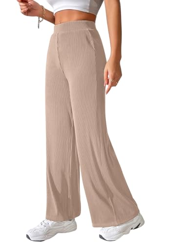 Image of GRECIILOOKS Women's Parachute Cargo Pants - High Waist Flared Korean Trousers| Trendy Casual Wear for Daily & Travel Use (Available in Plus Size)