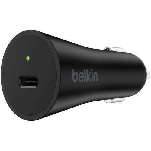 Belkin USB-C CAR Charger 9V/12V PD 27W Gray Belkin USB-C CAR Charger 9V/12V PD 27W Gray