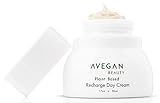 Ecco Bella Plant Based Recharge Day Cream Face Moisturizer - Vegan Skin Moisturizing Face Cream with FortiSomes Eco-Protection & Blue Light Shield - Cruelty Free - Hydrating Formula - 1.7 oz