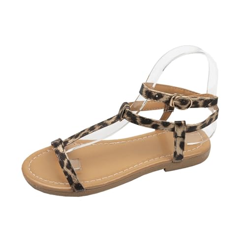 Womens Sandals Women's flat lace-up sandals