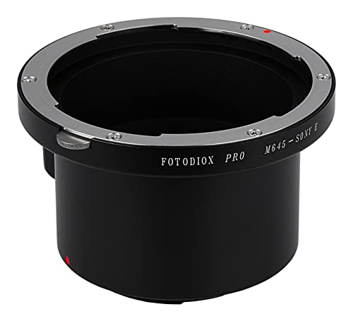 Fotodiox Pro Lens Mount Adapter - Compatible With Mamiya 645 Mount Lens To Sony Alpha E-Mount Mirrorless Cameras #TOP1