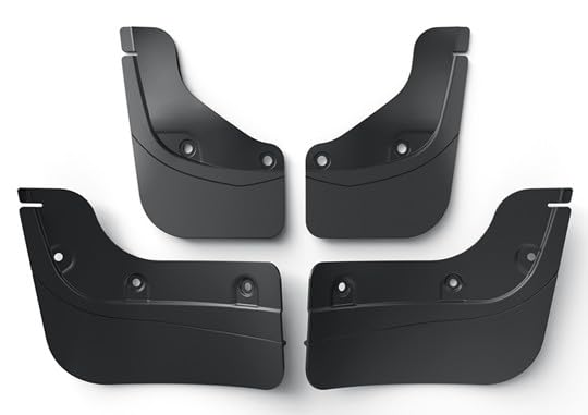 (4'lü Set) T Parts Model Y 2025+ Juniper Çamur Paçalığı, ön & Arka, 4 Parça, Siyah, Kolay Montaj, Darbe ve Çamur Koruması, Abs Çamur Paçalığı