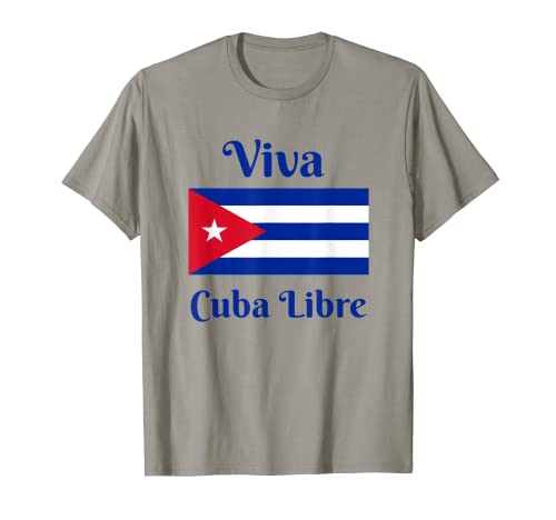 Camisa Viva Cuba Libre, Freedom for Cubans, Camisa Free Cuba Camiseta