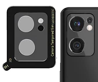 Image of For Oneplus Nord Ce 2 5G |1+Noprd CE 2 5G Camera Lens Protector (9H 3D) [Black