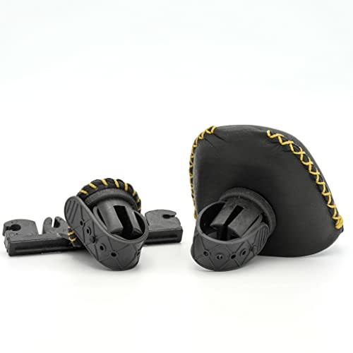 Shatterproof Archery Hunting Limb Mount Quiver | Recurve Bows | Longbows | Broad-Heads | Black, 6 Arrow | Traditional Archery Quiver | Strap On #TOP6