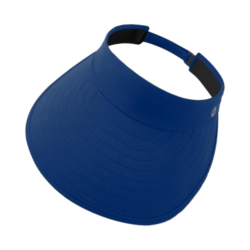 Image of WANDER Sun Visor Hats for Women Wide Brim UV Protection Adjustable Large Golf Beach Cap Packable Travel Sport Visor