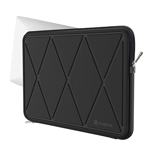 Funda rígida Smatree para MacBook Pro 16 con cremallera semiabierta antigolpes