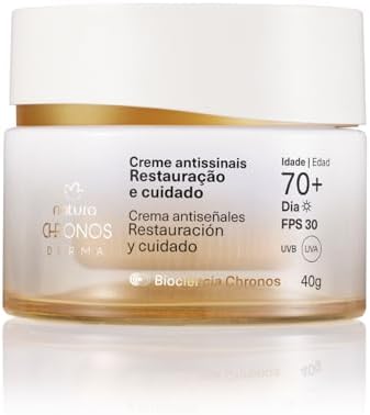 Creme Antissinais Restauração e Cuidado 70+ Dia Chronos Derma 40 ...