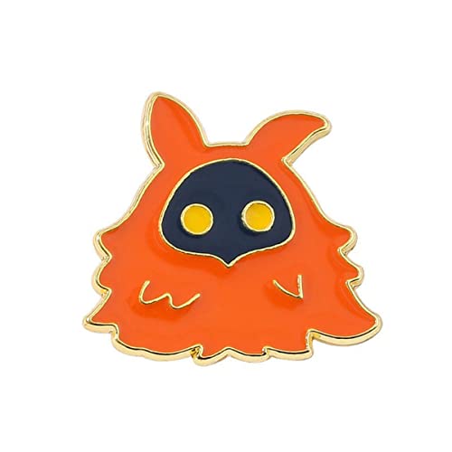 Wuhuayu Genshin Impact-Abzeichen Abyss Mages Hydro Cryo Pyro Electro Metal Brosche Anhänger Merch Geschenk(Color:Pyro) Cover