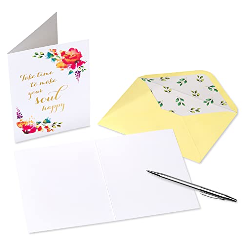 Image of Papyrus Blank Encouragement Cards with Envelopes, Grateful Heart (20-Count)