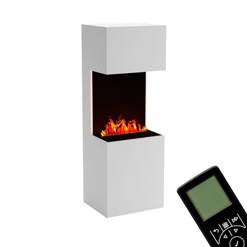 GLOW FIRE Wasserdampf Kamin Beethoven (Standkamin) - Elektrokamin mit...