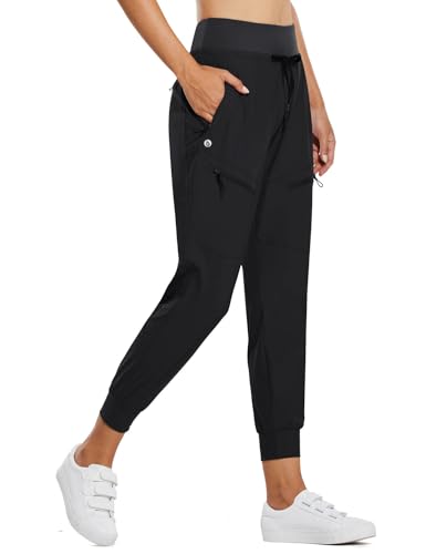 baleaf Damen Cargo Jogginghose 25'' Leichte Wanderhose Atmungskativ...