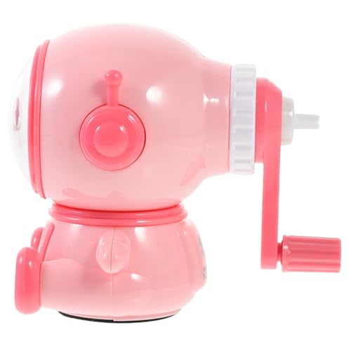 VILLCASE 手動筆削り器 カートゥーン宇宙飛行士デザイン ポータブル 小型筆削り 安定プラスチック 属製 可能芯対応 学校 オフィス用