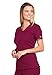 Cherokee Women's V-Neck Top, Wine, Medium