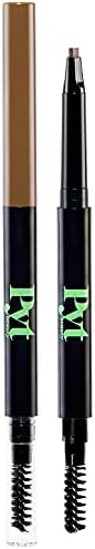 PYT Beauty Defining Eyebrow Pencil, Blonde, For Light to Dark Blonde Hair, Hypoallergenic, Vegan Makeup, 1 Count