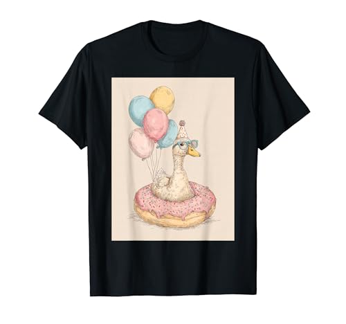 Duck Birthday Party Animal in a Donut Boys Girls T�V���c