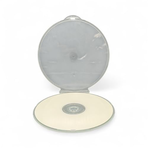 Cajas de almacenamiento para CD Dragon Trading pack de 25 estuches transparentes para 1 disco 5