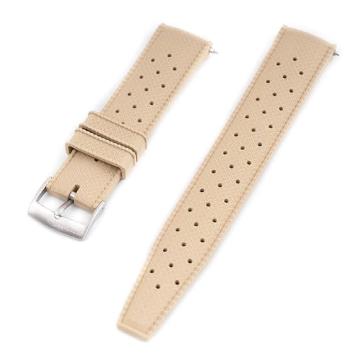 Bracelet montre FKM haut de gamme style tropical 18mm
