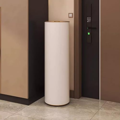 Meuble à chaussures rotatif 360 pour gain de place vertical compact