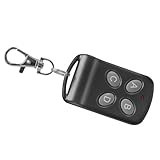 Toddmomy Telecomando per Porta Garage 433Mhz 4 Pulsanti Portachiavi Leggero Facile da Trasportare Lunga Distanza di Controllo
