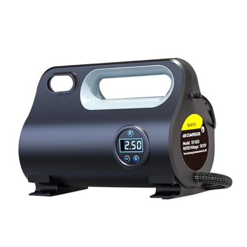 SWOOMEY inflador Auto Pedales de Aire Fuerza Accesorios Pedales Bomba de Aire portátil Compresor de Aire portátil compresor de Aire de neumáticos Bomba de neumático de Bicicleta AbS Black