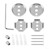 Système de montage facile : nécessite uniquement des outils de base (perceuse, niveau et tournevis) pour une installation simple ; consultez toujours votre propre tableau des tailles avant de commander pour assurer la compatibilité.