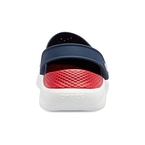 Crocs Unisex Adulto LiteRide Clog Zueco, Navy/Pepper, 42/43 EU