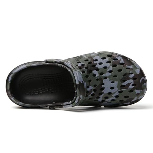 Image of FLIOZY Men's Garden Clogs Shoes Non Slip Shower Slippers Summer Outdoor Beach Sandals