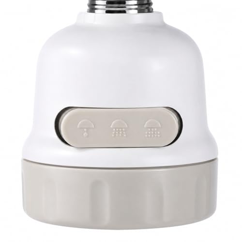 PARENCE - Extension de Robinet 360° Flexible – Aérateur de Robinet Cuisine M22, 2 Modes Jet & Douche, Économiseur d’Eau Chromé, Pivotant, Anti-Éclaboussures, Compatible Évier Cuisine et Salle de Bain – vue 5