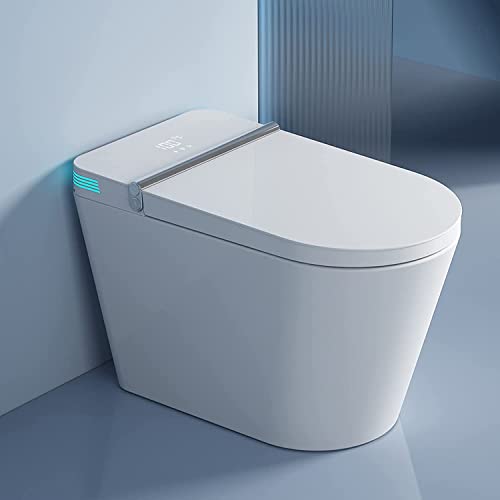 ARRISEA Modern Smart One Piece Toilet, Foot Sensing Bidet Seat Combo with Auto Flush,Instant Heated Water & Warm Elongated Seat, Built-in Water tank Toilet with Dual Flush modes, LED Night Light ARRISEA Modern Smart One Piece Toilet, Foot Sensing Bidet Seat Combo with Auto Flush,Instant Heated Water & Warm Elongated Seat, Built-in Water tank Toilet with Dual Flush modes, LED Night Light