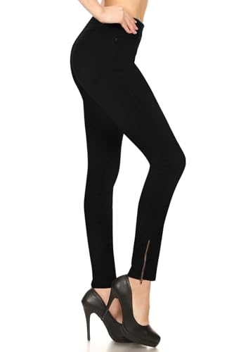 Women's Jeggings & Capris High Waist Pull-On Jean Style Stretch Skinny Capri Pants