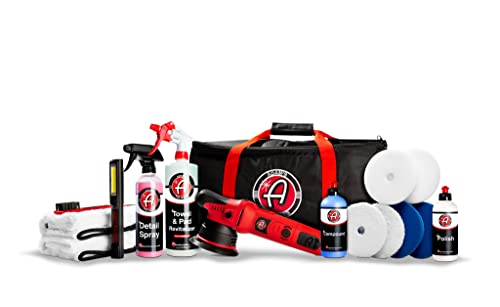 Image of Adam's Polishes 9mm Dual Action Car Polishing Kit (16 Item) - Buffer Car Scratch Remover for Car Detailing | Includes Polish, Compound & Pads