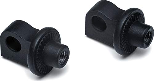 Kuryakyn Splined Peg Adapters, Satin Black